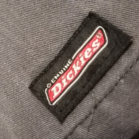 Flat Front Dickies Work Shorts, Grey - Picture 4 of 4